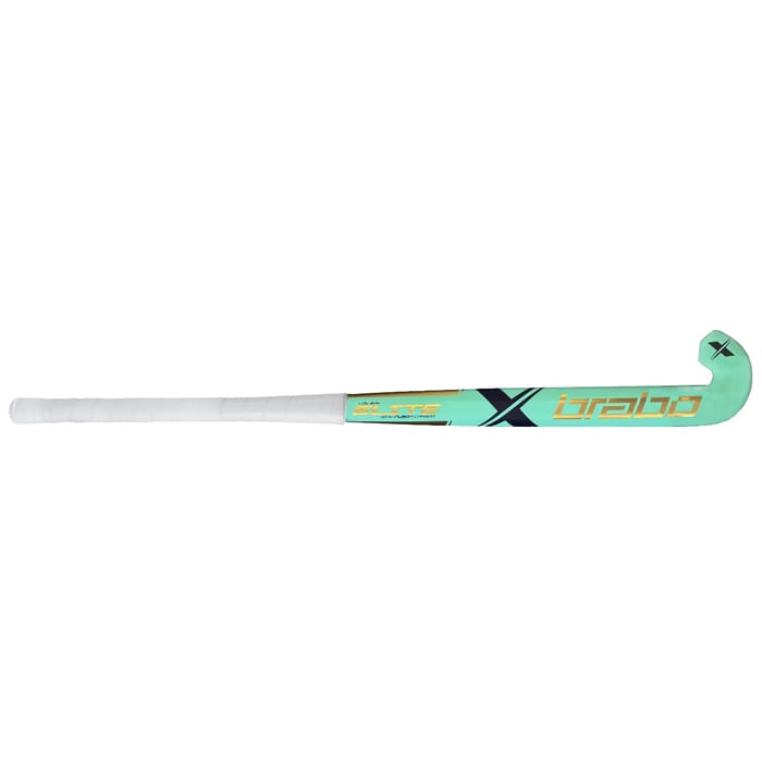 Brabo Elite X 50 LTD LB - Celeste/Gold hockeystick, foto 3