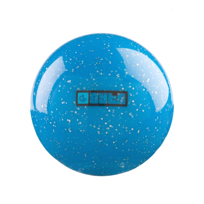 Merkloos Hockeybal glitter mid-blauw – reject hockeybal — foto 3