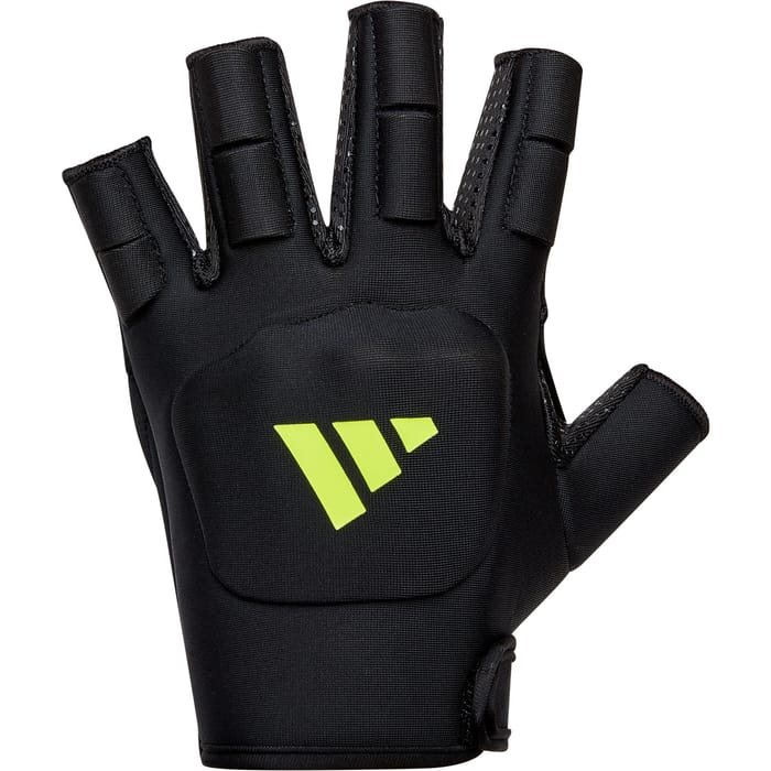 Adidas OD – glove – zwart/lemon hockeystick — foto 2