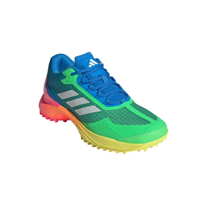 Adidas Fabela X 2 LE - Blue White Green hockeyschoen — foto 6