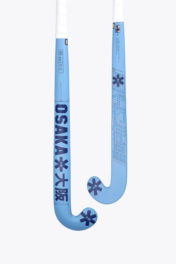 Osaka Indoor Hockey Stick Pro Bow GF | Silver Lake Blue hockeystick — foto 1