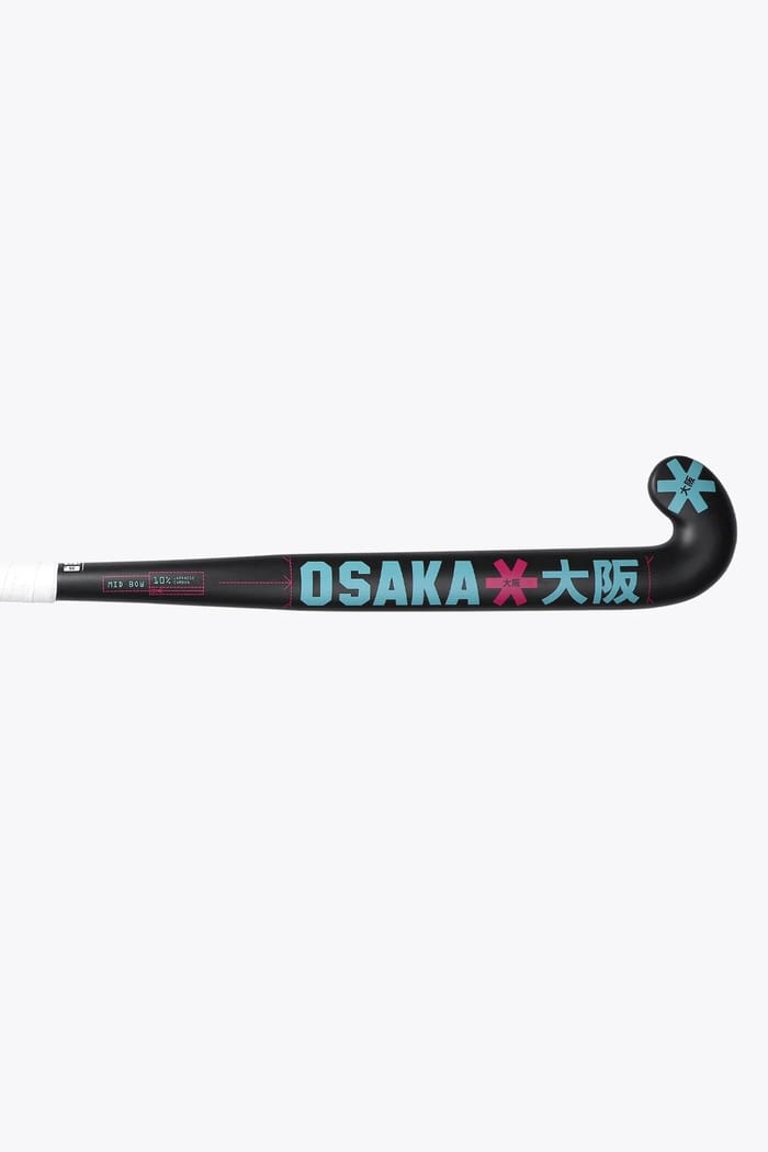 Osaka Field Hockey Stick Mid Bow 10 | Retro Blue-Raspberry hockeystick — foto 4
