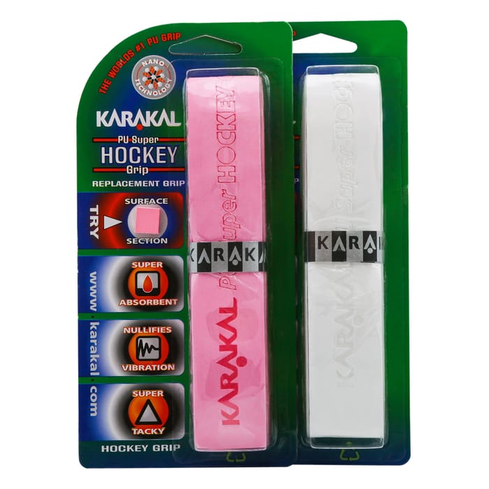 karakal grips – 2 stuks – zwart en wit hockeystick — foto 1
