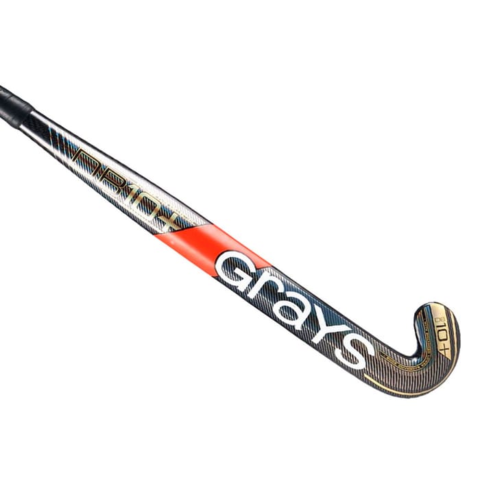 Grays DB 10+ dynabow – zwart/goud hockeystick, foto 6