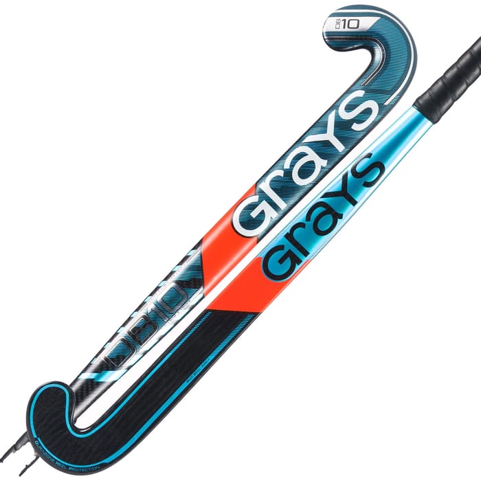 Grays DB 10+ dynabow – zwart/goud hockeystick — foto 6