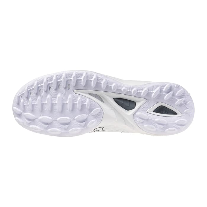 Mizuno Wave Leopardus - White/Metallic Gray hockeyschoen — foto 2