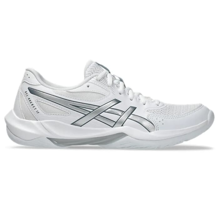Asics GEL-Rocket 12 - White/Pure Silver - Dames hockeyschoen, foto 1