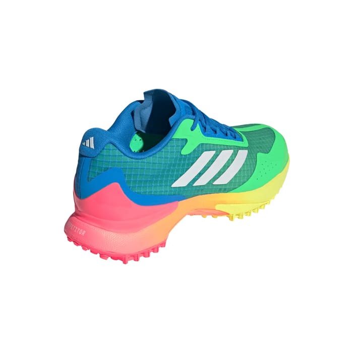Adidas Fabela X 2 LE - Blue White Green hockeyschoen — foto 7