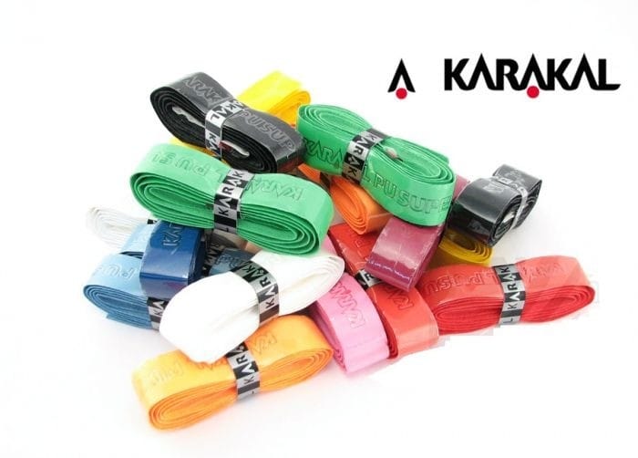 karakal grips – 2 stuks – wit en felgroen grip — foto 6