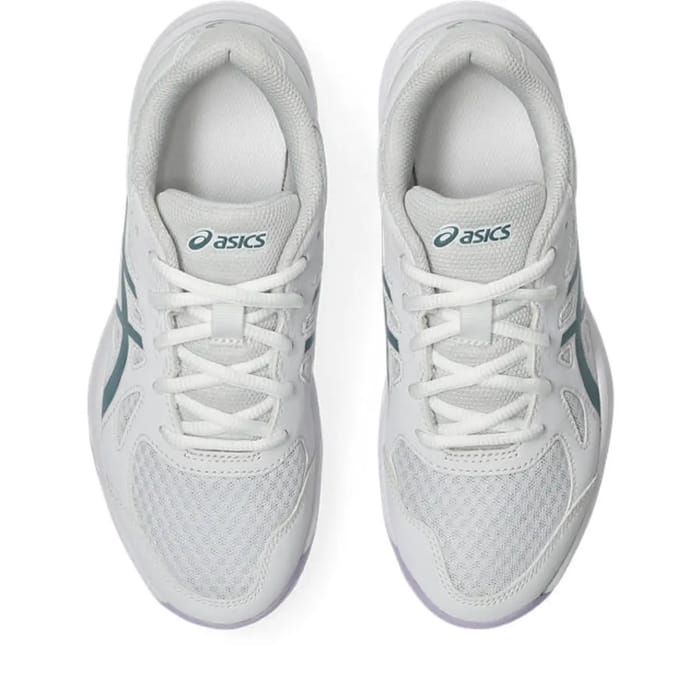 Asics Upcourt 6 GS - White/Foggy Teal - Junior hockeyschoen — foto 5