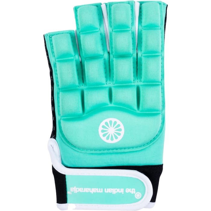 Indian Maharadja ACE 2.1 – foam-halffinger – links – cobalt hockeyhandschoen — foto 1