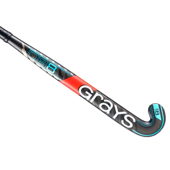 Grays DB 8 – dynabow – zwart/blauw hockeystick — foto 1