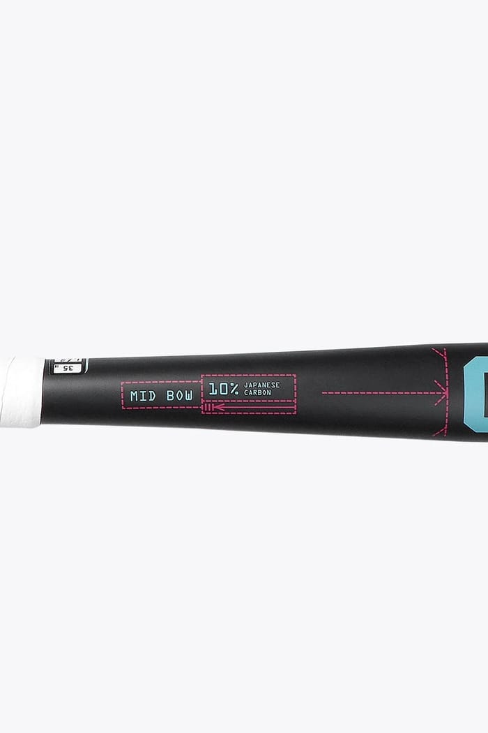 Osaka Field Hockey Stick Mid Bow 10 | Retro Blue-Raspberry hockeystick — foto 8