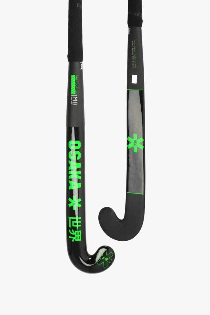 Osaka Field Hockey Stick Pro Tour 100 - Mid Bow | Iconic Black hockeystick — foto 1