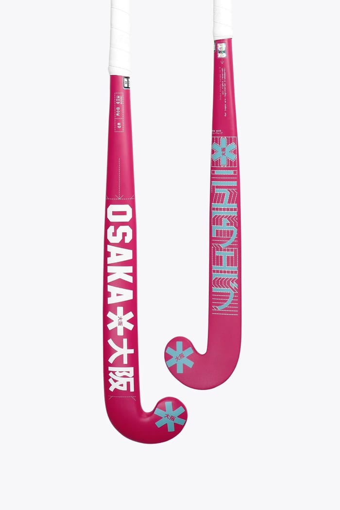 Osaka Indoor Hockey Stick Mid Bow WD | Raspberry hockeystick — foto 1