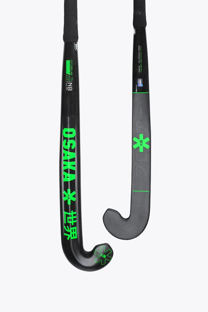 Osaka Field Hockey Stick Pro Bow 70 - Futurelab | Iconic Black hockeystick — foto 1