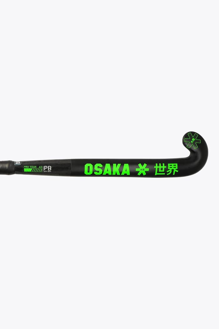 Osaka Field Hockey Stick Pro Tour 40 - Pro Bow - LTD Edition White | Iconic Black hockeystick — foto 2