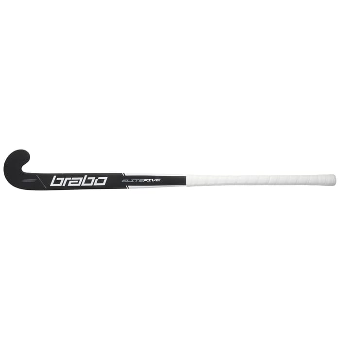 Brabo Elite Five WTB Carbon LB Bk/Wh Senior Hockeystick hockeystick — foto 4