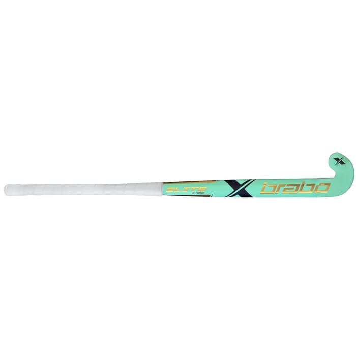 Brabo G-Force Elite X LTD JR - Celeste/Gold hockeystick — foto 3