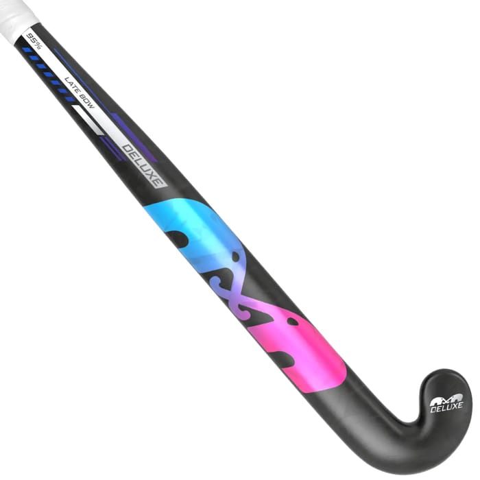 TK Deluxe Late Bow - Black-Sky-Pink hockeystick, foto 1