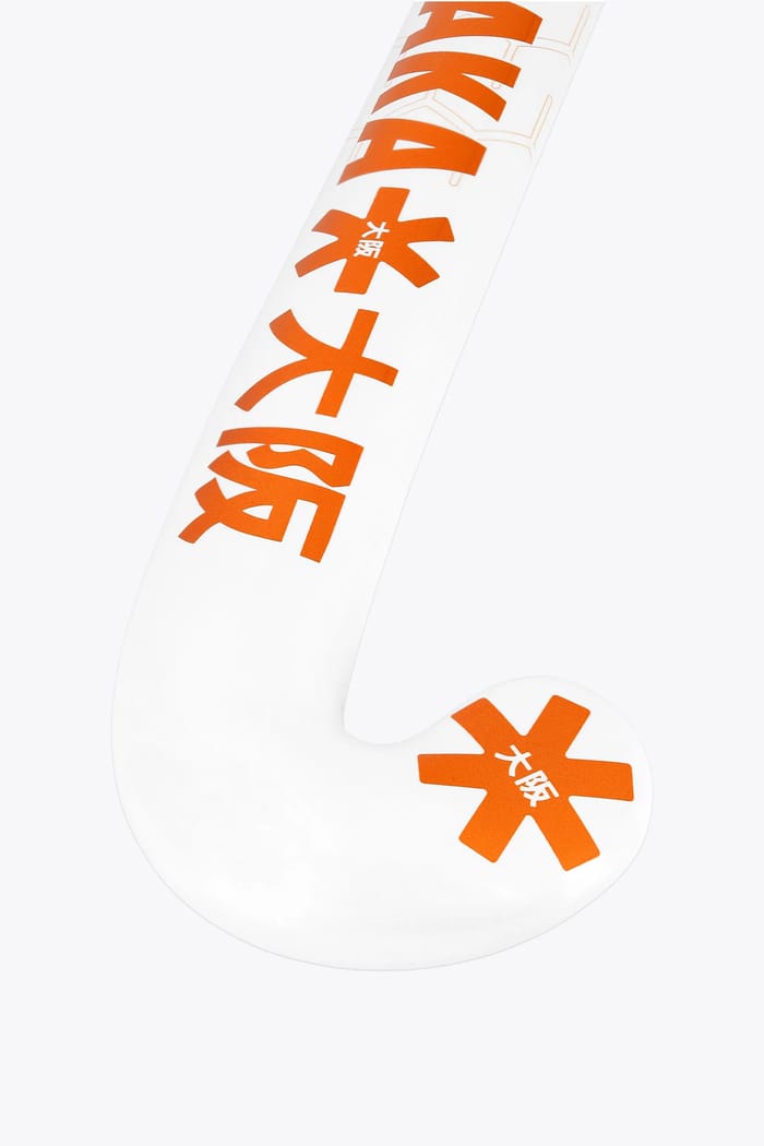 Osaka Field Hockey Stick Pro Bow 40 | Orange Tiger hockeystick, foto 2