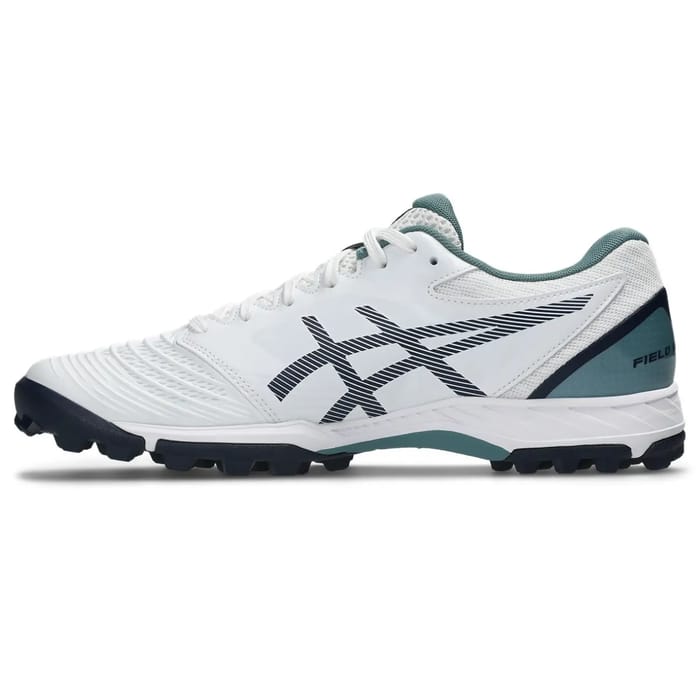 Asics Field Ultimate FF 2 - White/Foggy Teal - Heren hockeystick — foto 4