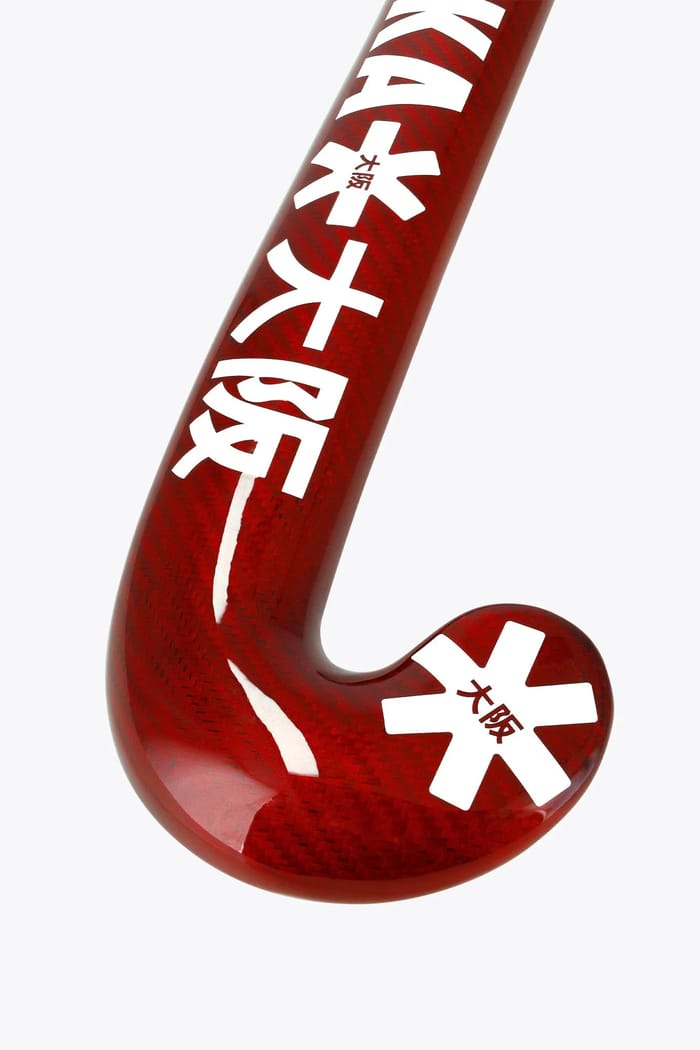 Osaka Field Hockey Stick Low Bow Advanced 85 | Pompeian Red hockeystick — foto 2