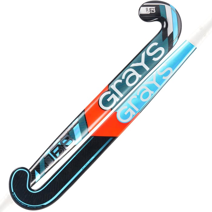 Grays JB 8 – jumbow – zwart/blauw hockeystick — foto 2