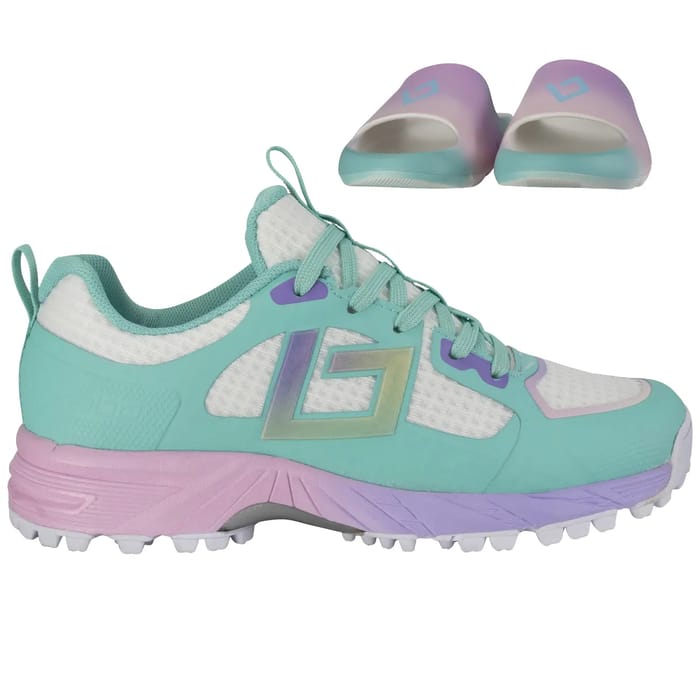 Brabo Shoe Tribute Aqua/Tie Dye + Slides hockeystick — foto 1