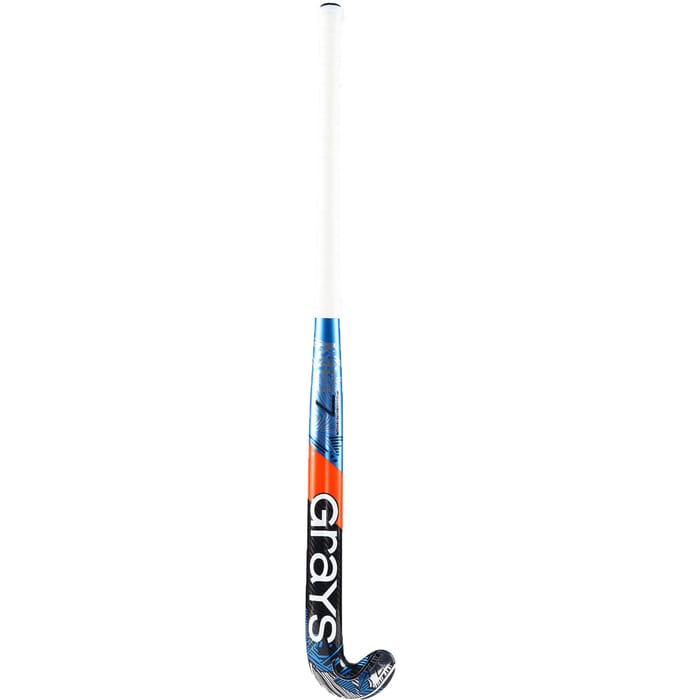 Grays MB 7 – midbow – zwart/blauw hockeystick — foto 3