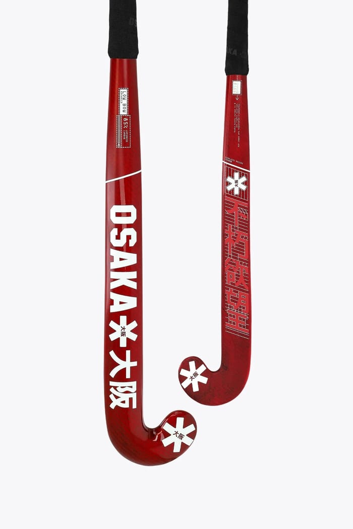Osaka Field Hockey Stick Low Bow Advanced 85 | Pompeian Red hockeystick — foto 1