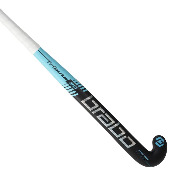 Brabo Tribute 30 PB Black/Arg. Blue hockeystick — foto 1