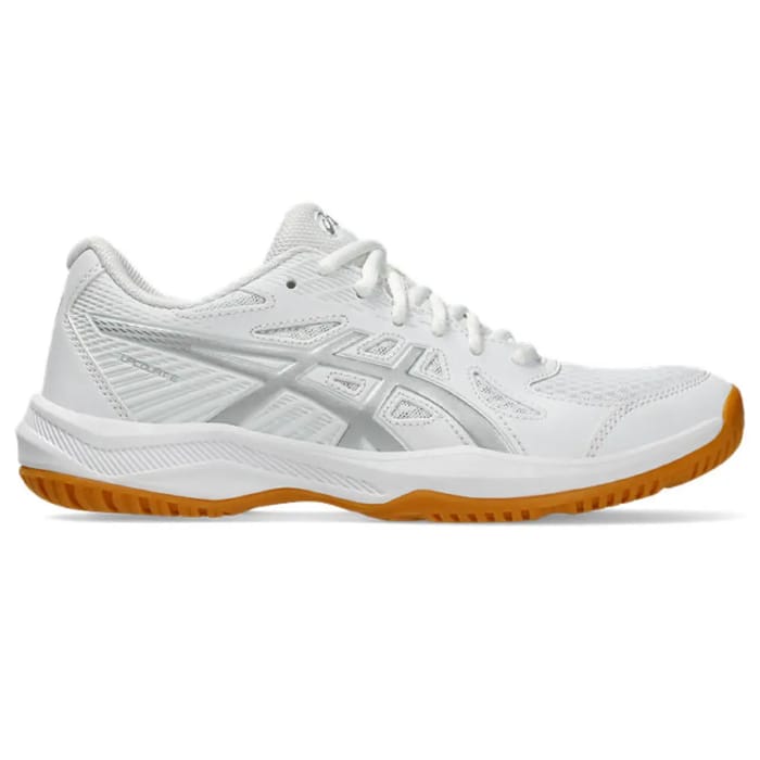 Asics Upcourt 6 - White/Pure Silver - Dames hockeyschoen, foto 1