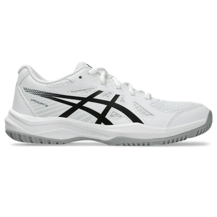 Asics Upcourt 6 GS - White/Black - Junior hockeyschoen — foto 1