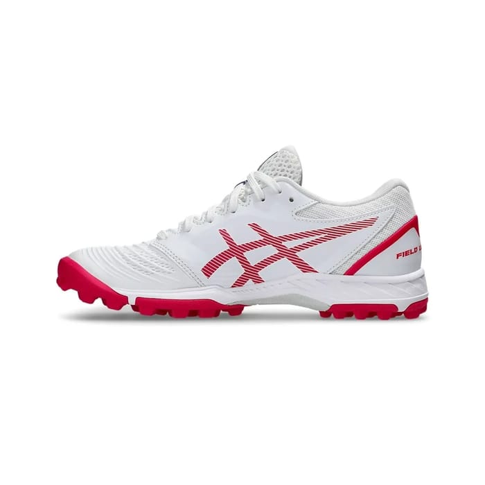 Asics Field Ultimate FF 2 - White/Bright Rose hockeystick — foto 2