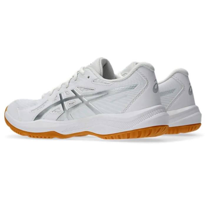 Asics Upcourt 6 - White/Pure Silver - Dames hockeyschoen, foto 7