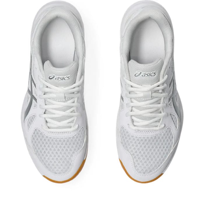 Asics Upcourt 6 - White/Pure Silver - Dames hockeyschoen, foto 3