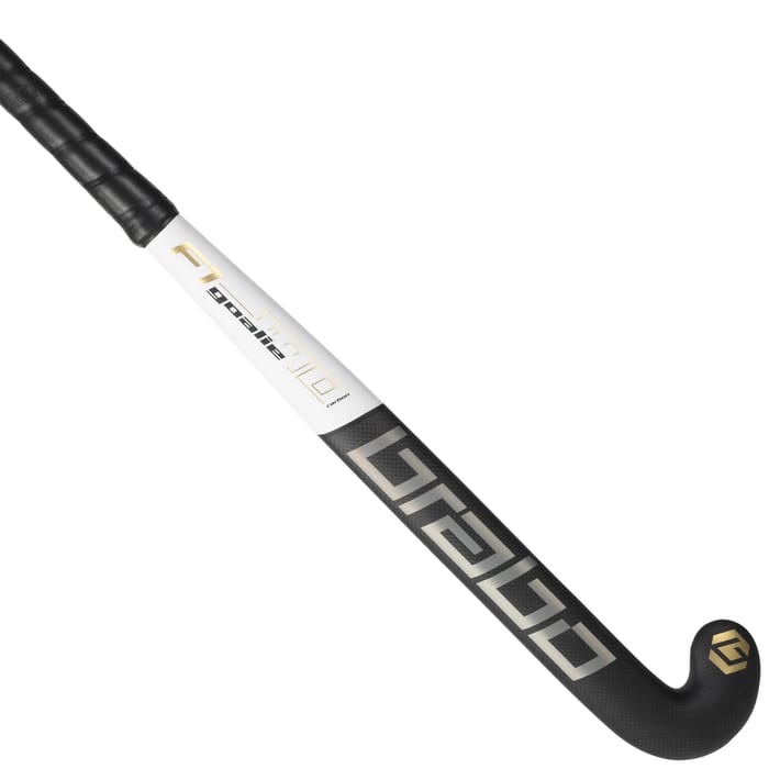 Brabo Goalie F1 Original Black/Gold Senior Keeper Hockeystick hockeystick — foto 1