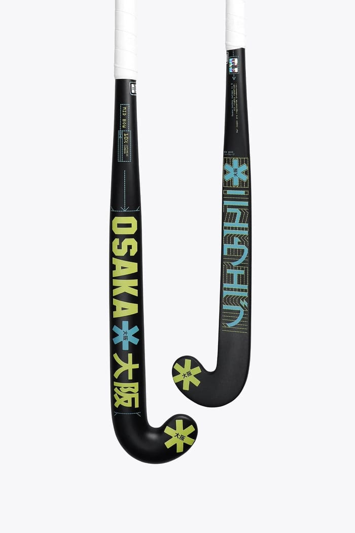 Osaka Field Hockey Stick Mid Bow 10 | Blue-Shadow Lime hockeystick — foto 1