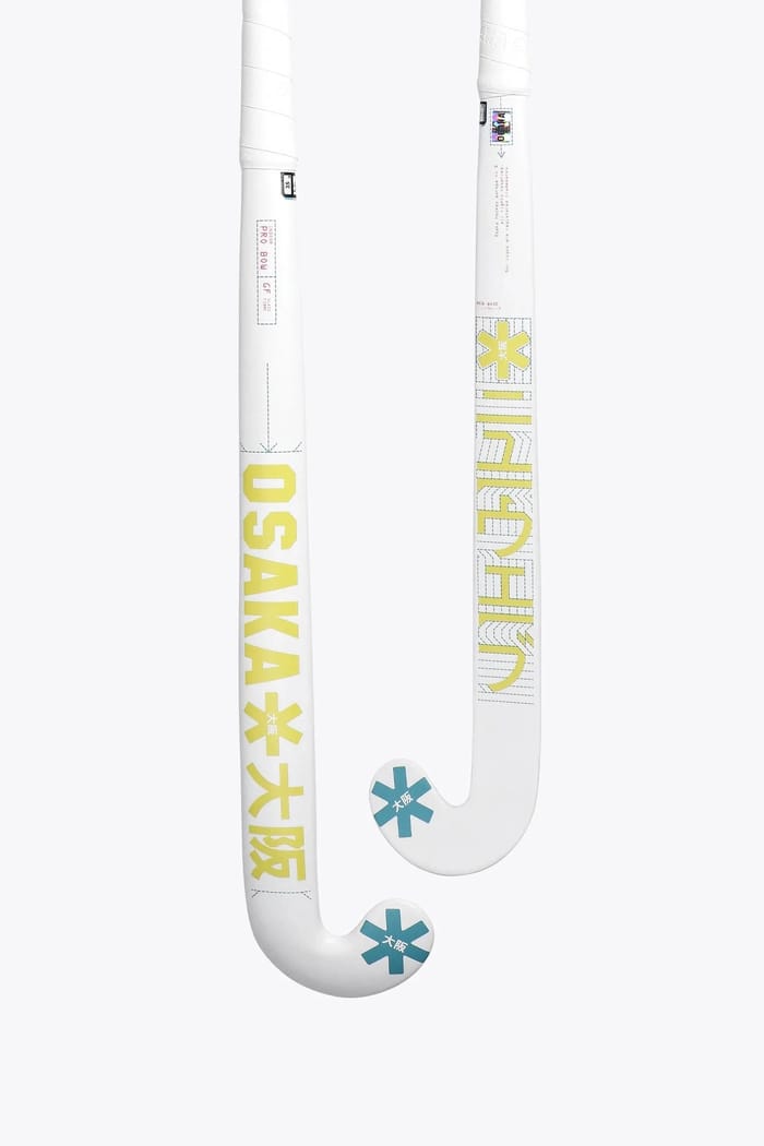 Osaka Indoor Hockey Stick Pro Bow GF | Shadow Lime hockeystick, foto 1