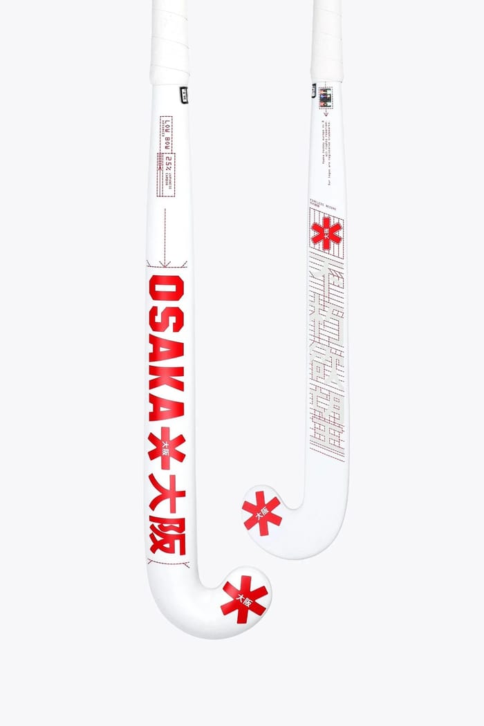 Osaka Field Hockey Stick Low Bow Advanced 25 | Pompeian Red hockeystick, foto 1