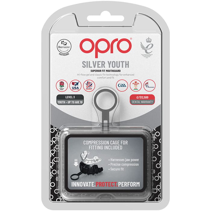 OPRO Shield Opro Silver Superior Fit Bitje 1 St. bitje — foto 2