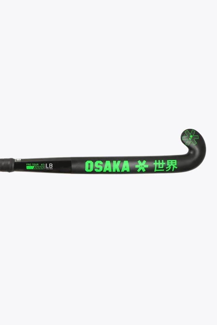 Osaka Field Hockey Stick Pro Tour 40 - Low Bow | Iconic Black hockeystick — foto 2
