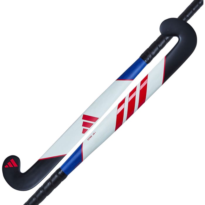 Adidas Estro.40i – indoor -blauw/wit/rood hockeystick, foto 2