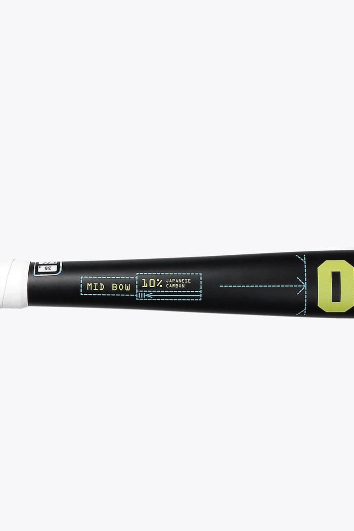 Osaka Field Hockey Stick Mid Bow 10 | Blue-Shadow Lime hockeystick — foto 8
