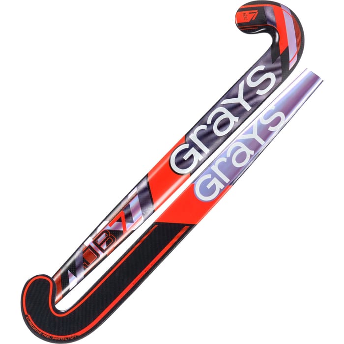 Grays JB 7+ – Jumbow – blauw/zilver hockeystick — foto 2