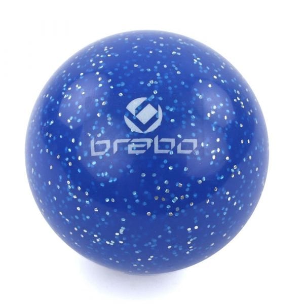Merkloos Hockeybal glitter mid-blauw – reject hockeybal — foto 2