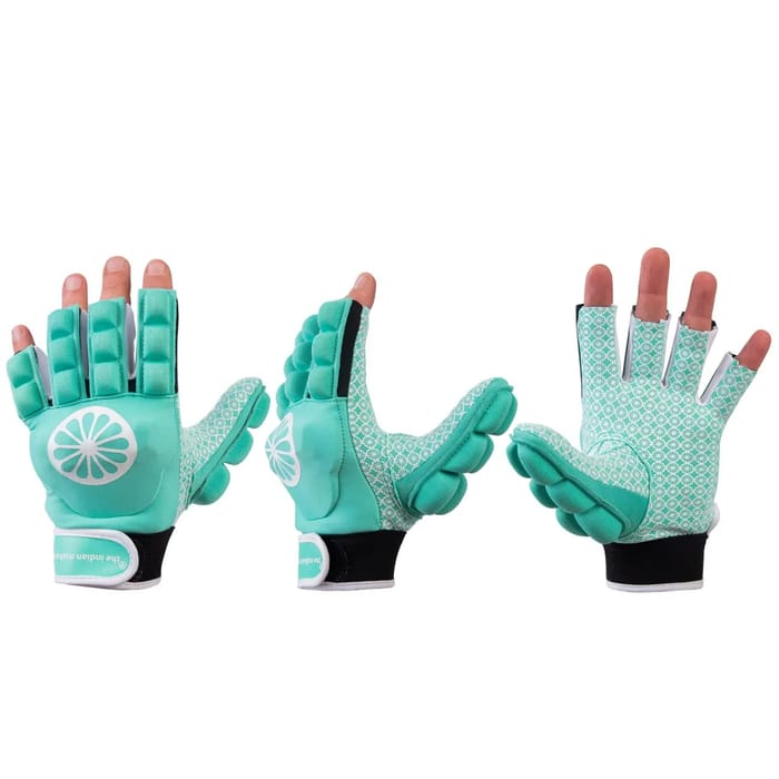 Indian Maharadja GLORY 4.2 shell/foam half Left - Black hockeyhandschoen — foto 4